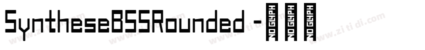 SyntheseBSSRounded 字体转换